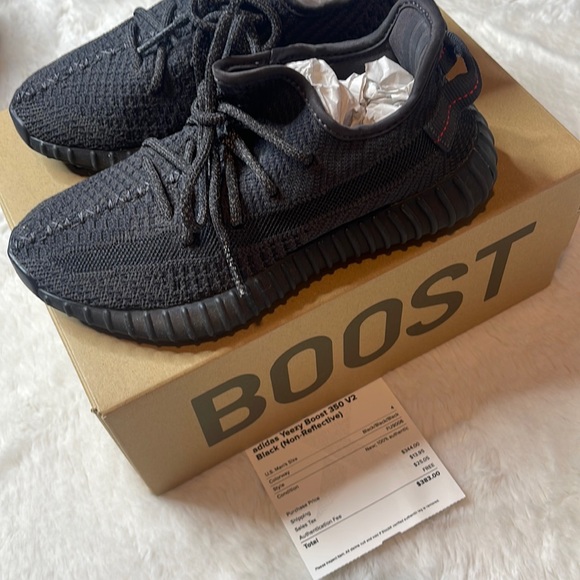 Adidas Yeezy Boost 350 V2 Black (non reflective) SIZE: